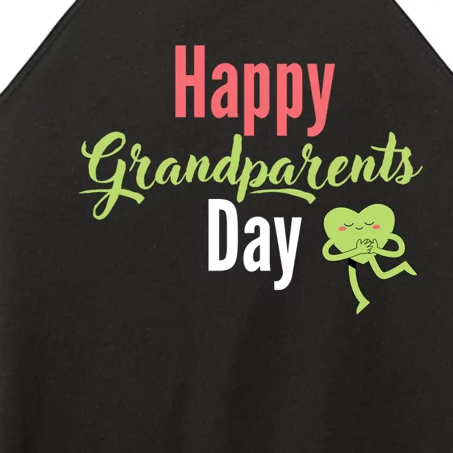 Happy Grandparents Day Women’s Perfect Tri Rocker Tank