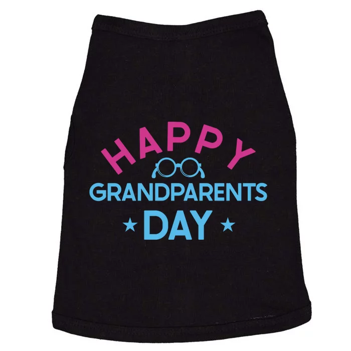 Happy Grandparents Day Celebration Graphic Doggie Tank