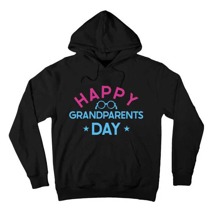 Happy Grandparents Day Celebration Graphic Tall Hoodie