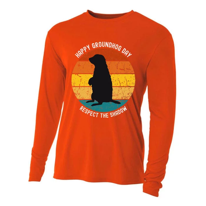 Happy Groundhog Day Lovers Costume Cooling Performance Long Sleeve Crew