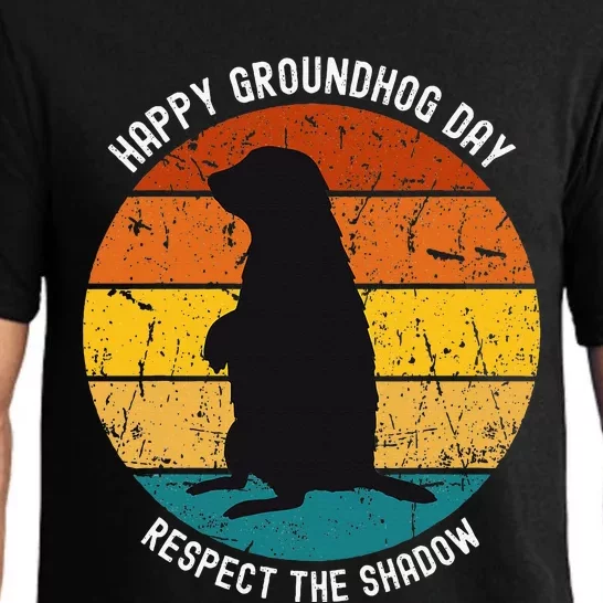 Happy Groundhog Day Lovers Costume Pajama Set