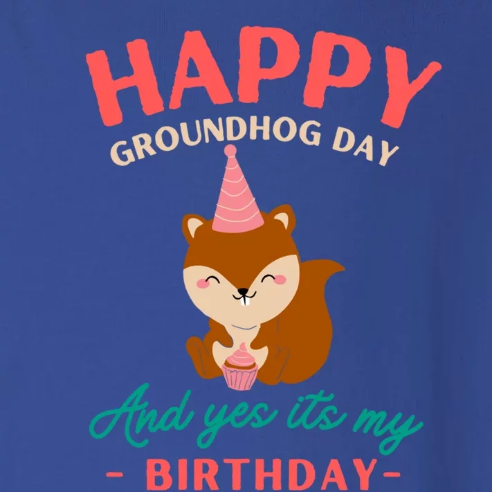 Happy Groundhog Day Birthday Groundhog Lovers Gift Toddler Long Sleeve Shirt