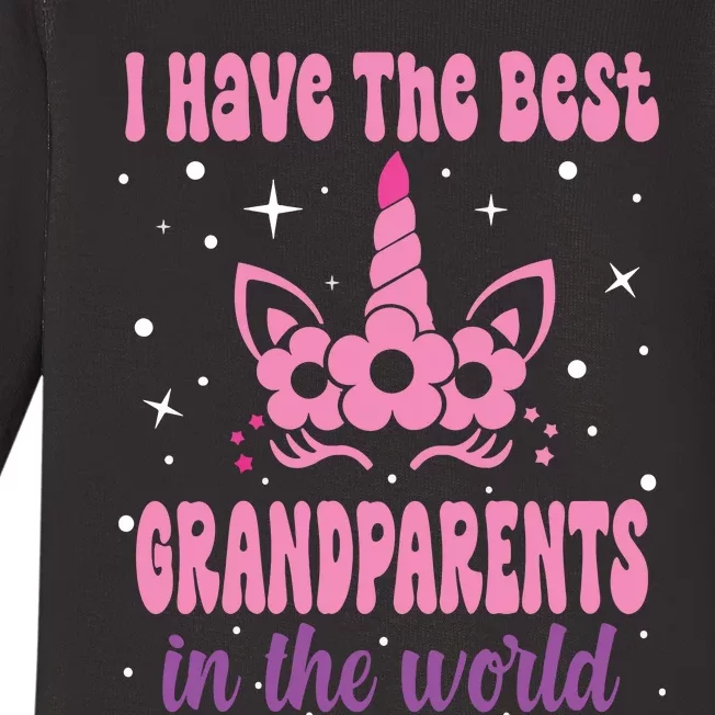 Happy Grandparents Day Funny Grandparents Day Baby Long Sleeve Bodysuit