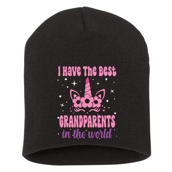 Happy Grandparents Day Funny Grandparents Day Short Acrylic Beanie