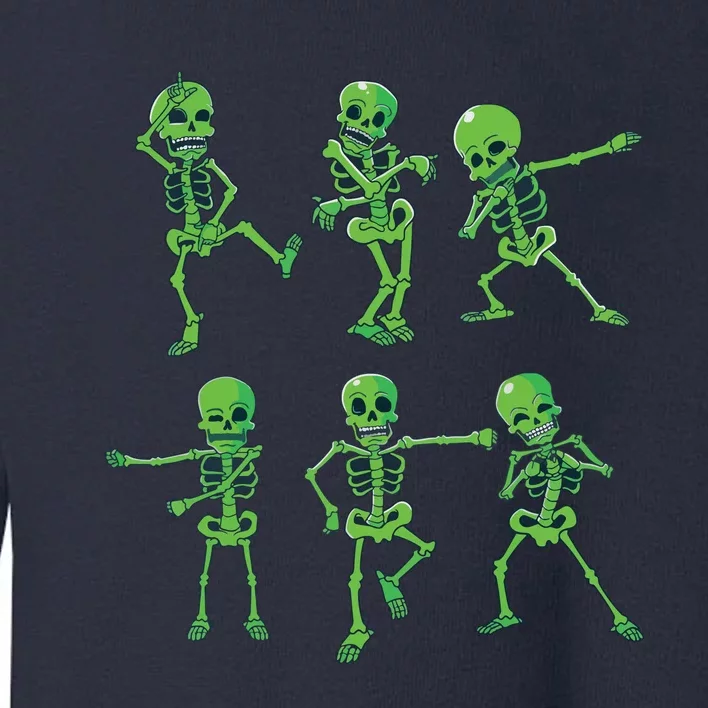 Halloween Girl Dancing Skeletons Dance Challenge Toddler Sweatshirt