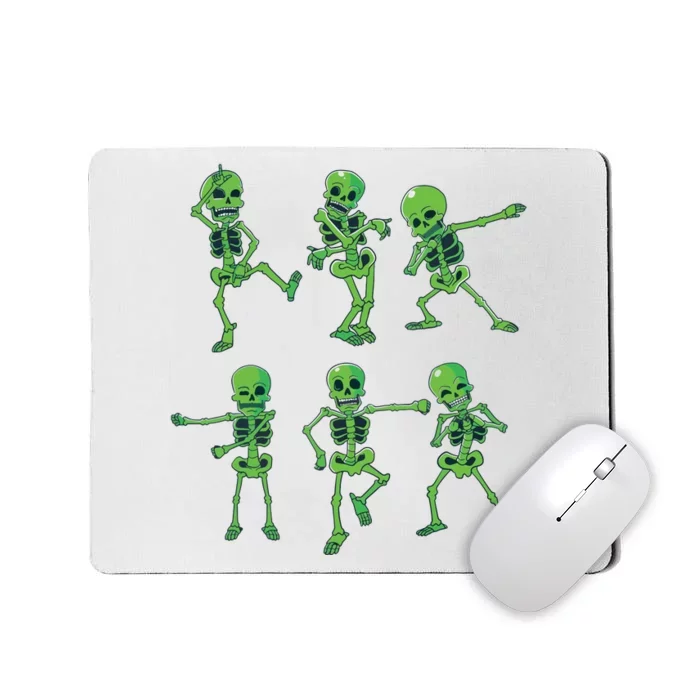 Halloween Girl Dancing Skeletons Dance Challenge Mousepad