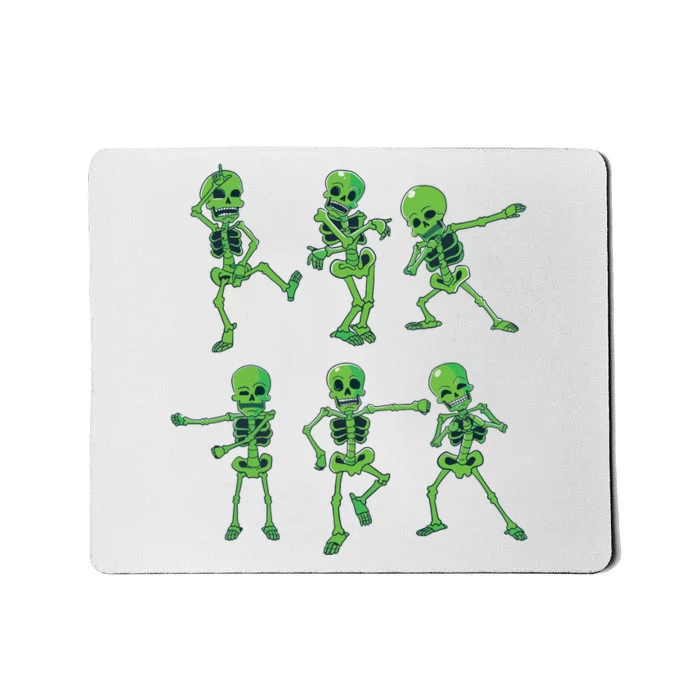 Halloween Girl Dancing Skeletons Dance Challenge Mousepad