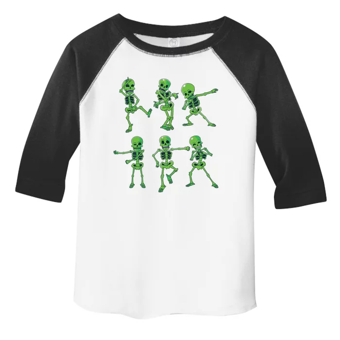 Halloween Girl Dancing Skeletons Dance Challenge Toddler Fine Jersey T-Shirt