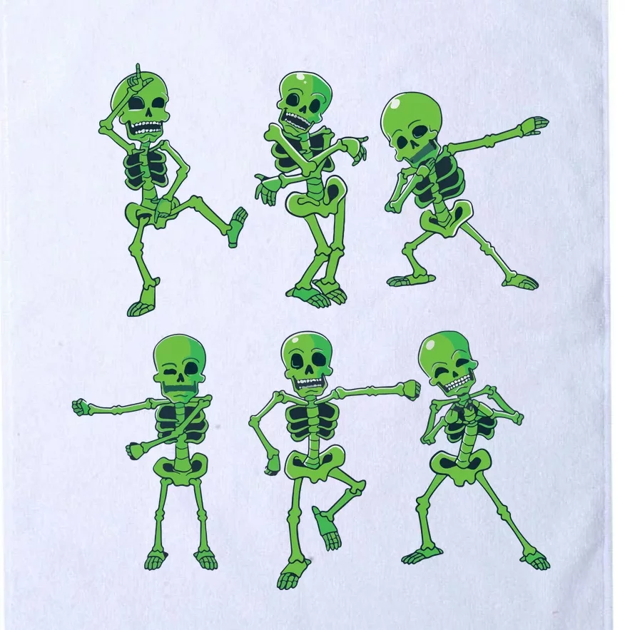 Halloween Girl Dancing Skeletons Dance Challenge Platinum Collection Golf Towel