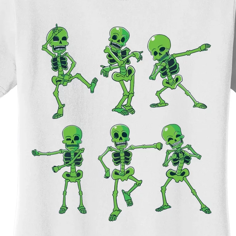 Halloween Girl Dancing Skeletons Dance Challenge Women's T-Shirt