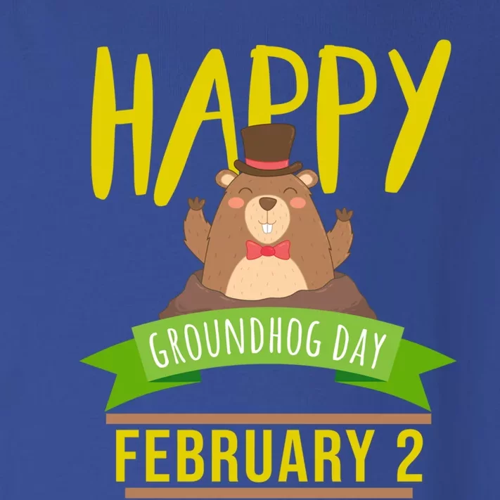 Happy Groundhog Day Respect The Groundhog Gift Toddler Long Sleeve Shirt