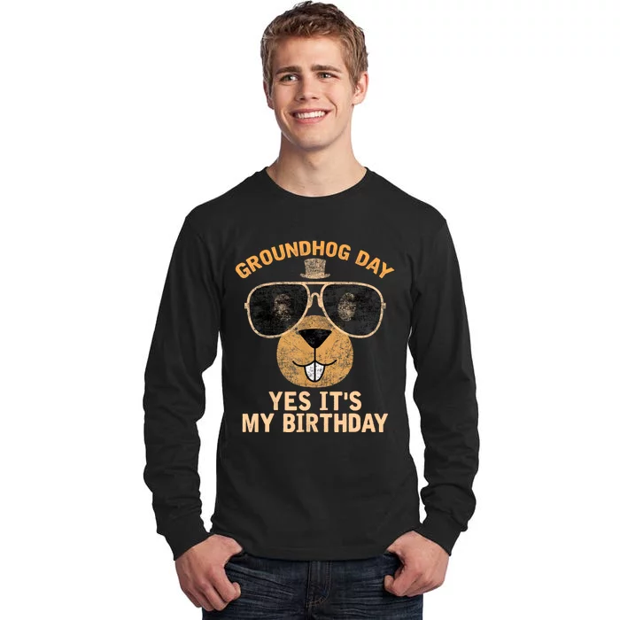 Happy Groundhog Day Lovers Costume Tall Long Sleeve T-Shirt