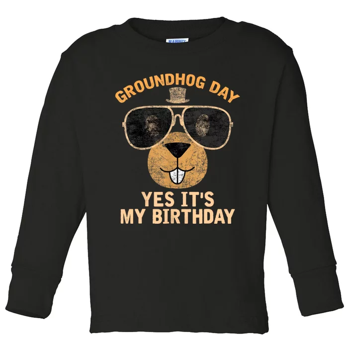 Happy Groundhog Day Lovers Costume Toddler Long Sleeve Shirt