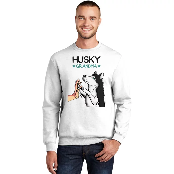 Husky Grandma Dog Mom Lover Sweatshirt