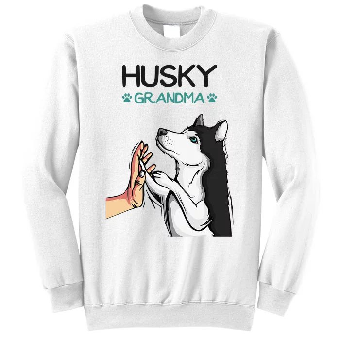 Husky Grandma Dog Mom Lover Sweatshirt