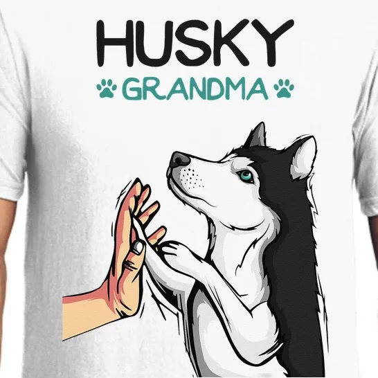 Husky Grandma Dog Mom Lover Pajama Set