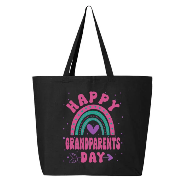 Happy Grandparents Day Funny Grandparents Day Gift 25L Jumbo Tote