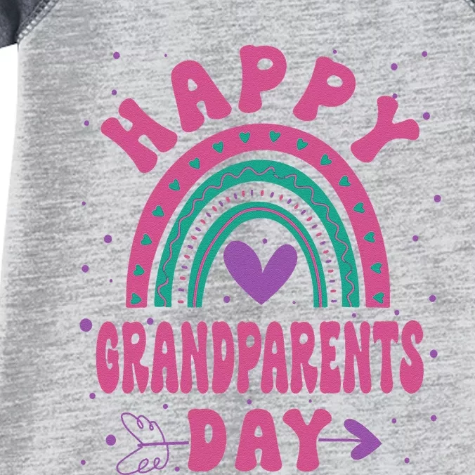 Happy Grandparents Day Funny Grandparents Day Gift Infant Baby Jersey Bodysuit