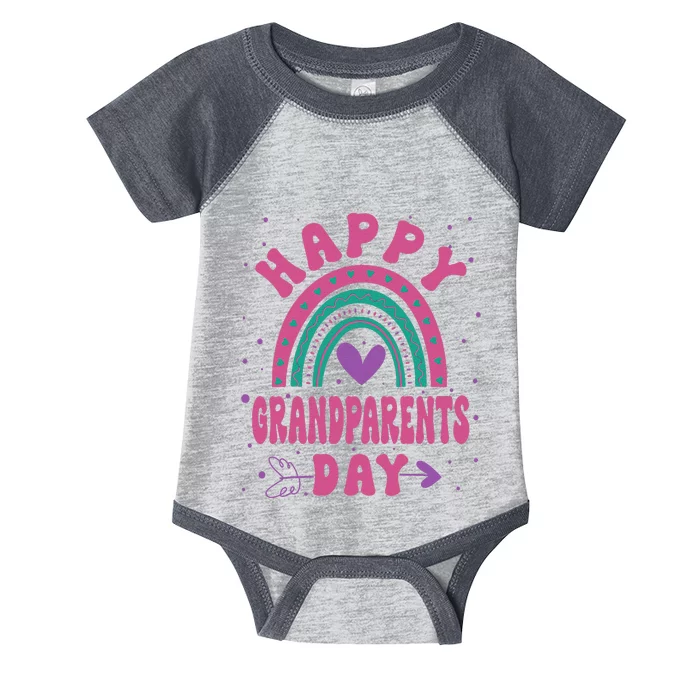 Happy Grandparents Day Funny Grandparents Day Gift Infant Baby Jersey Bodysuit