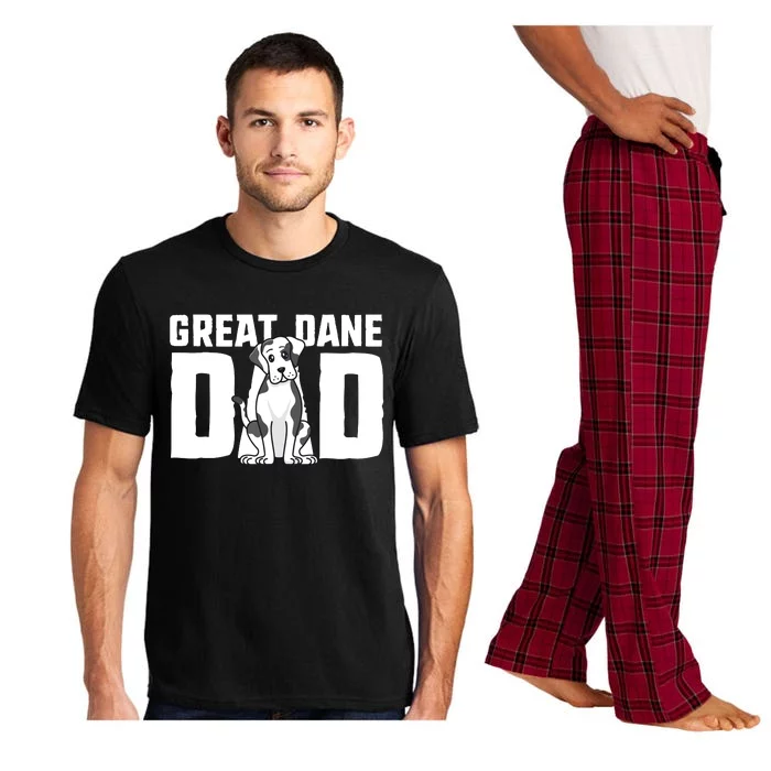 Harlequin Great Dane Dad Dog Father Puppy Adoption Owner Pajama Set