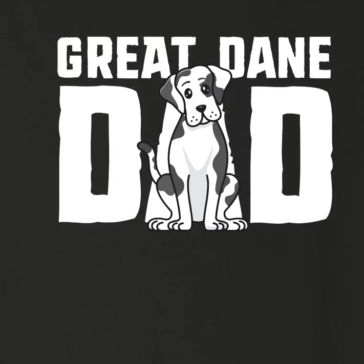 Harlequin Great Dane Dad Dog Father Puppy Adoption Owner Toddler Long Sleeve Shirt