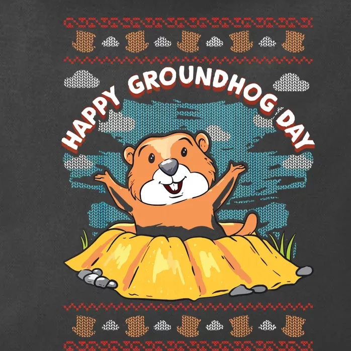 Happy Groundhog Day Teen Zip Tote Bag