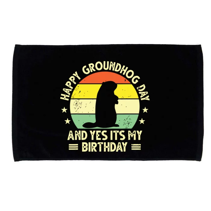 Happy Groundhog Day Lovers Costume Boy Women Microfiber Hand Towel