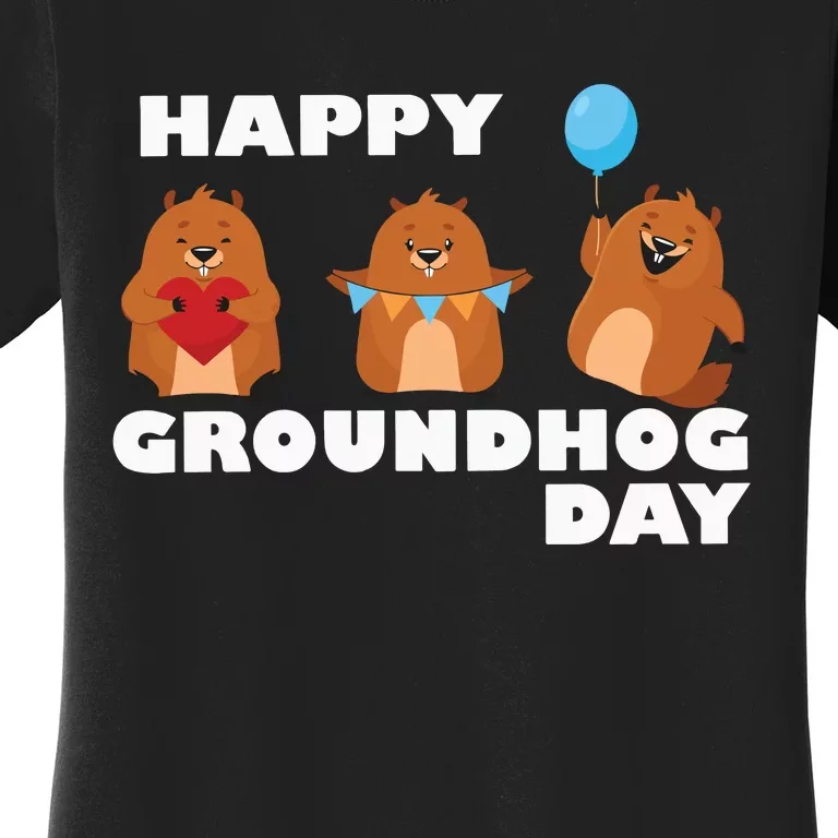 Happy Groundhog Day Women's T-Shirt