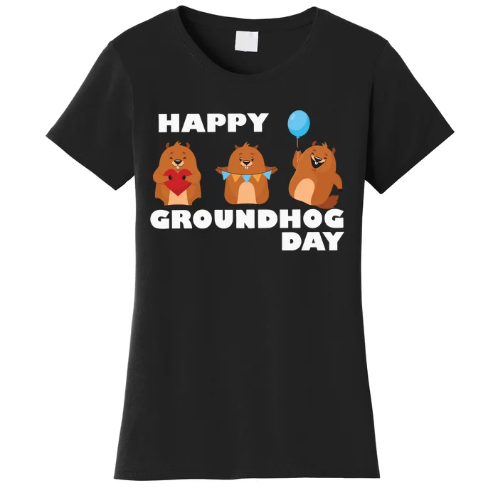 Happy Groundhog Day Women's T-Shirt