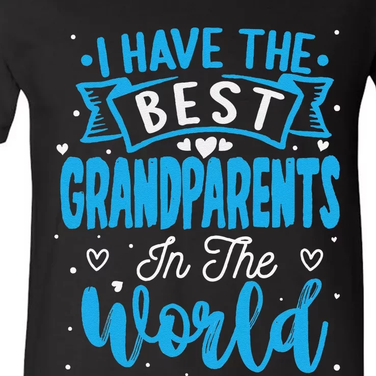 Happy Grandparents Day Funny Grandparents Day Gift V-Neck T-Shirt