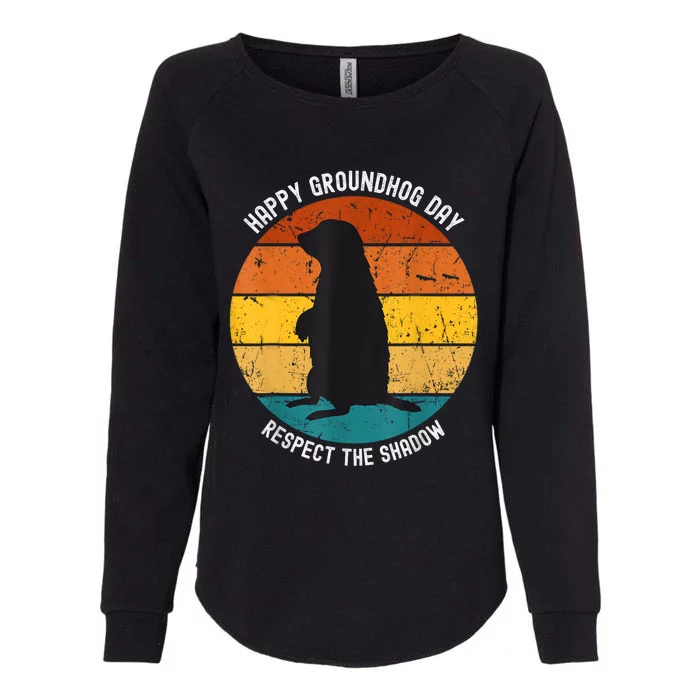 Happy Groundhog Day Lovers Costume Womens California Wash Sweatshirt