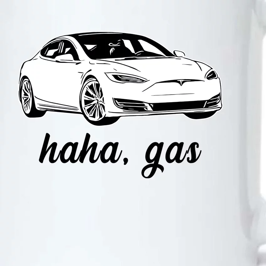 Haha Gas Electric Car Black Color Changing Mug