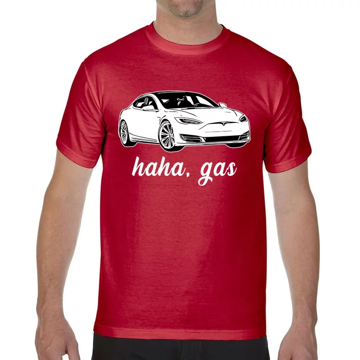 Haha Gas Electric Car Comfort Colors T-Shirt