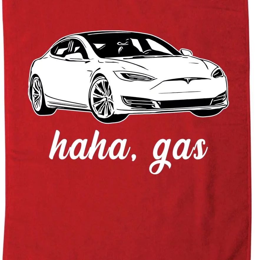 Haha Gas Electric Car Platinum Collection Golf Towel