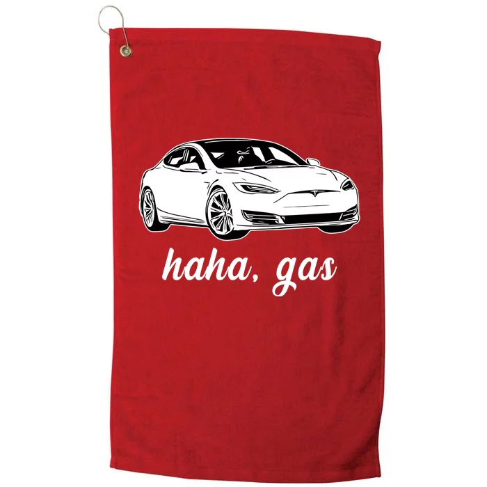 Haha Gas Electric Car Platinum Collection Golf Towel