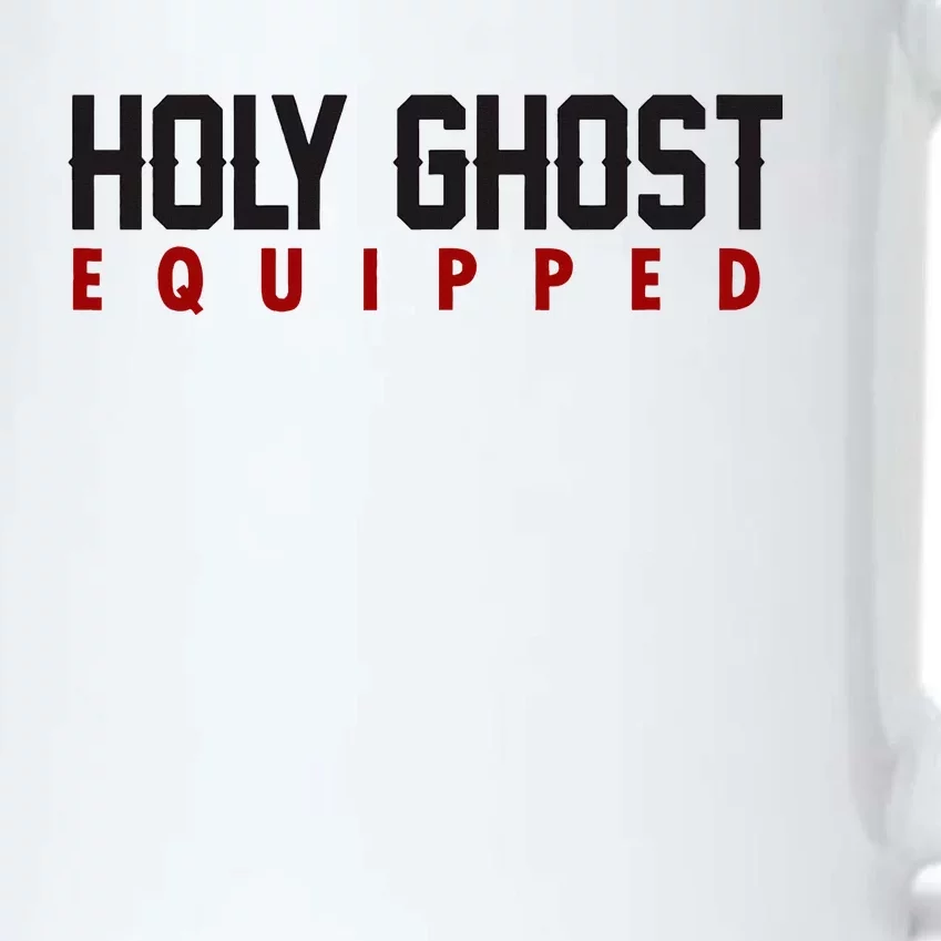 Holy Ghost Equipped Black Color Changing Mug