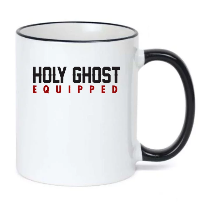 Holy Ghost Equipped Black Color Changing Mug