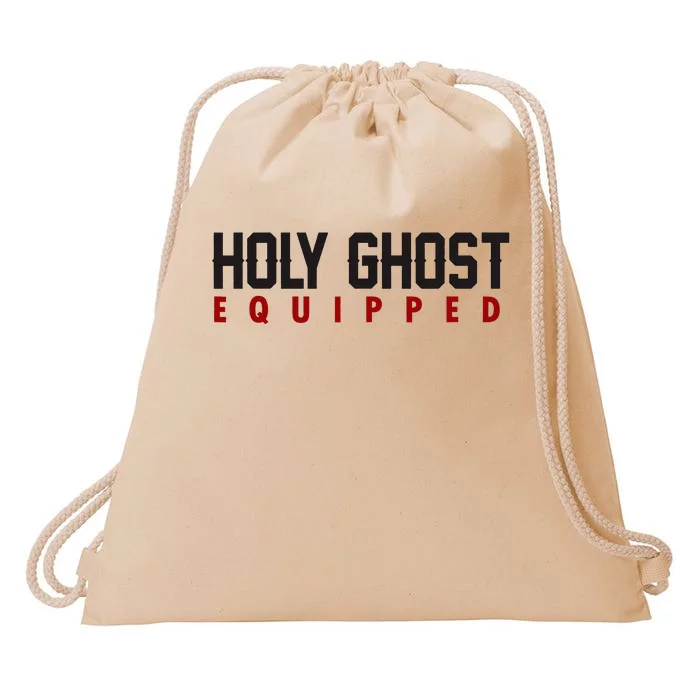 Holy Ghost Equipped Drawstring Bag