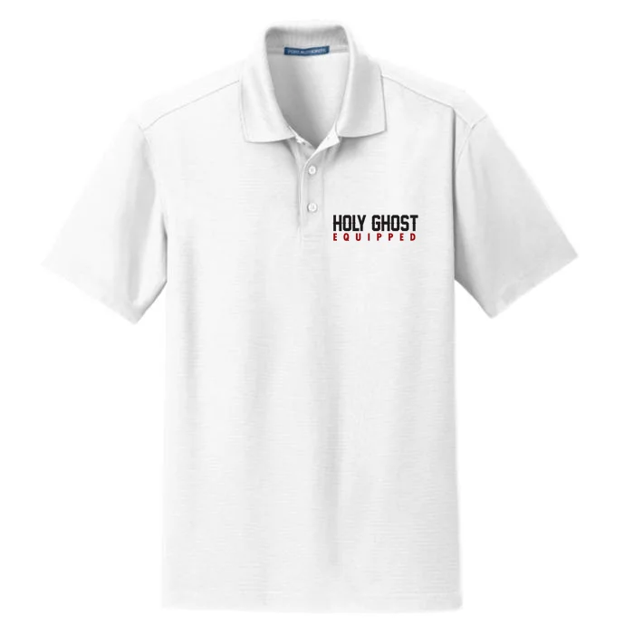 Holy Ghost Equipped Dry Zone Grid Performance Polo