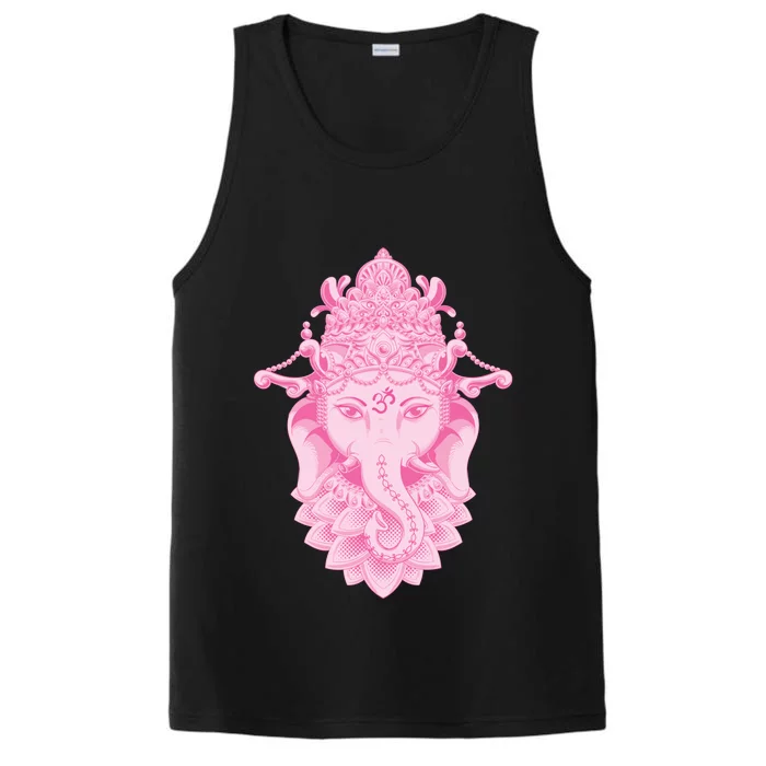 Hindu Ganesh Elephant Yoga Gift Performance Tank