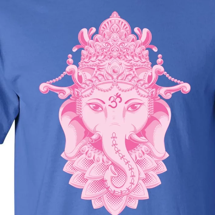 Hindu Ganesh Elephant Yoga Gift Tall T-Shirt