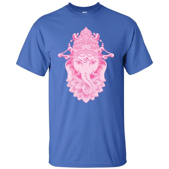 Hindu Ganesh Elephant Yoga Gift Tall T-Shirt