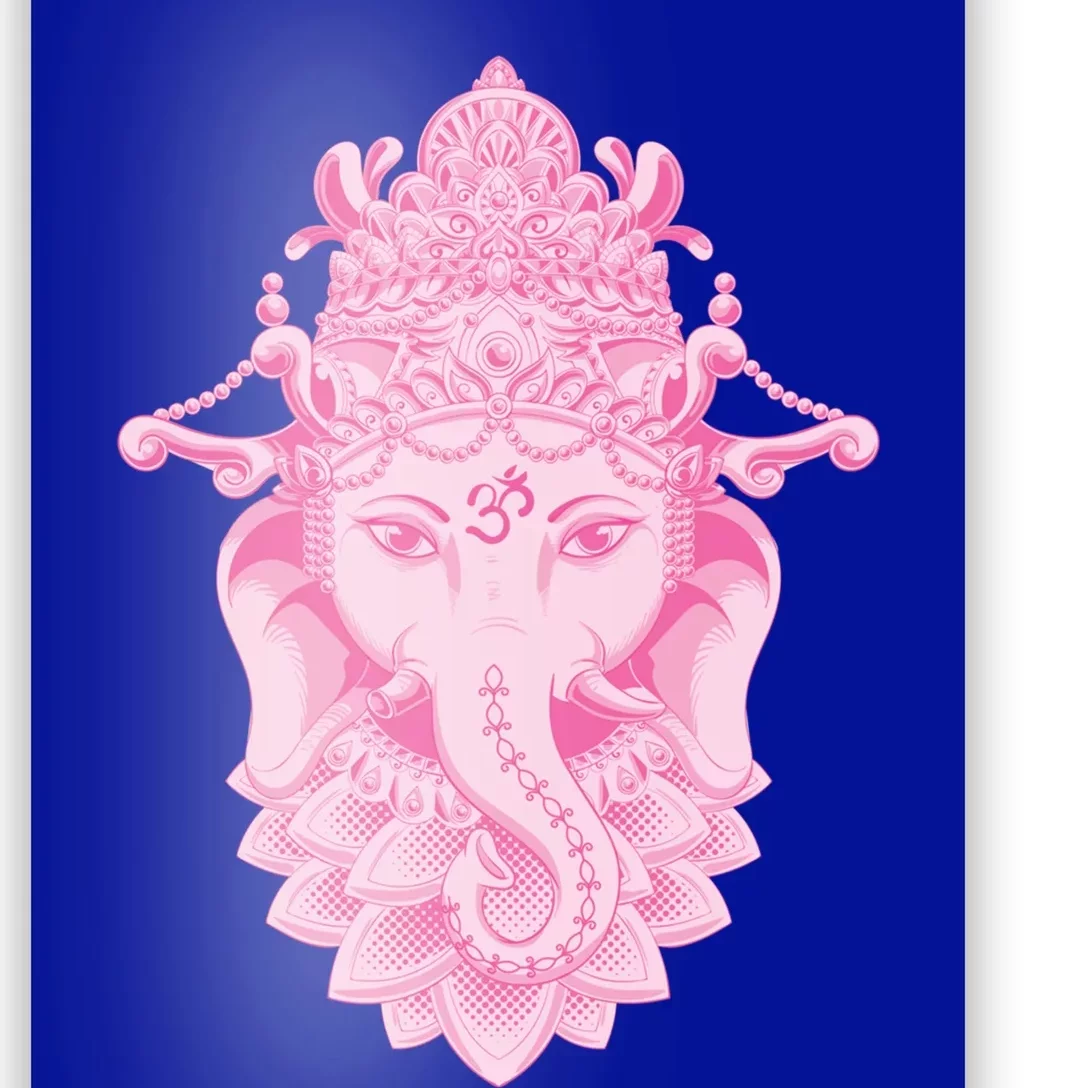 Hindu Ganesh Elephant Yoga Gift Poster