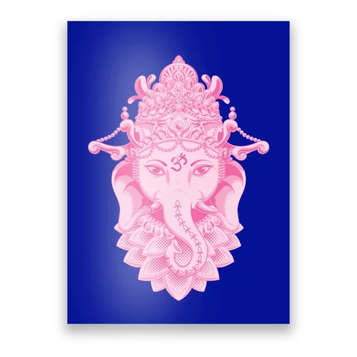 Hindu Ganesh Elephant Yoga Gift Poster