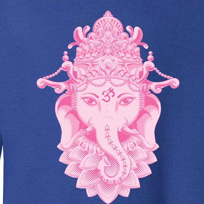 Hindu Ganesh Elephant Yoga Gift Toddler Sweatshirt