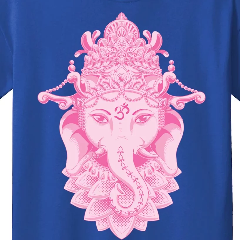 Hindu Ganesh Elephant Yoga Gift Kids T-Shirt