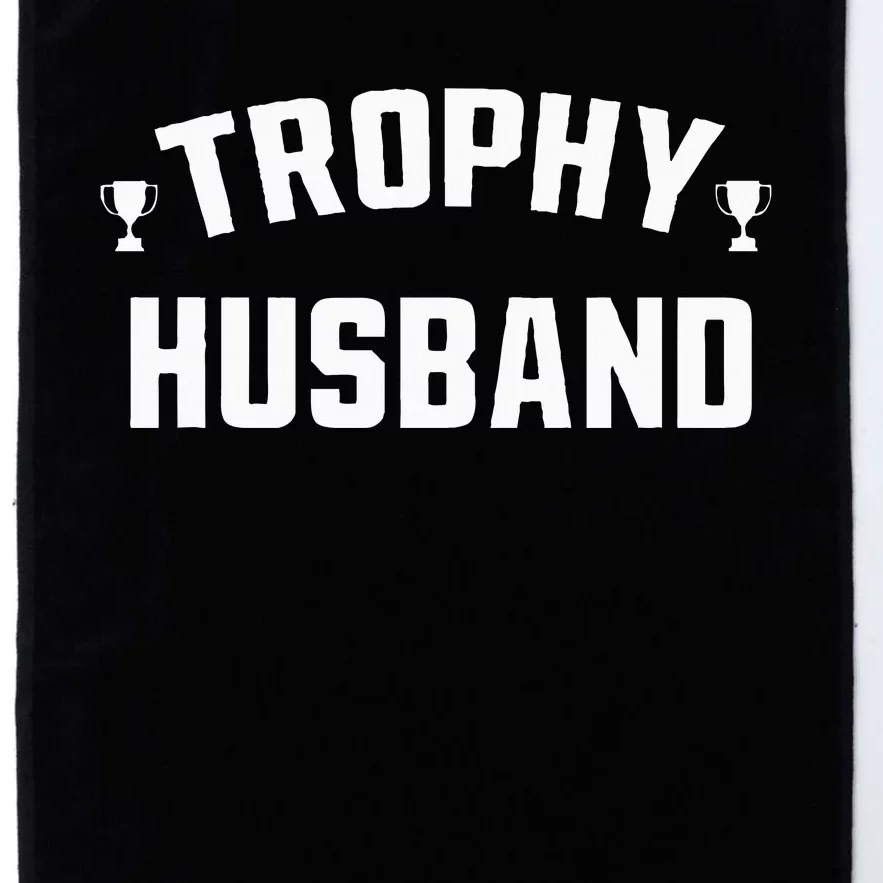 Husband Gift Funny Fun Design Trophy Platinum Collection Golf Towel