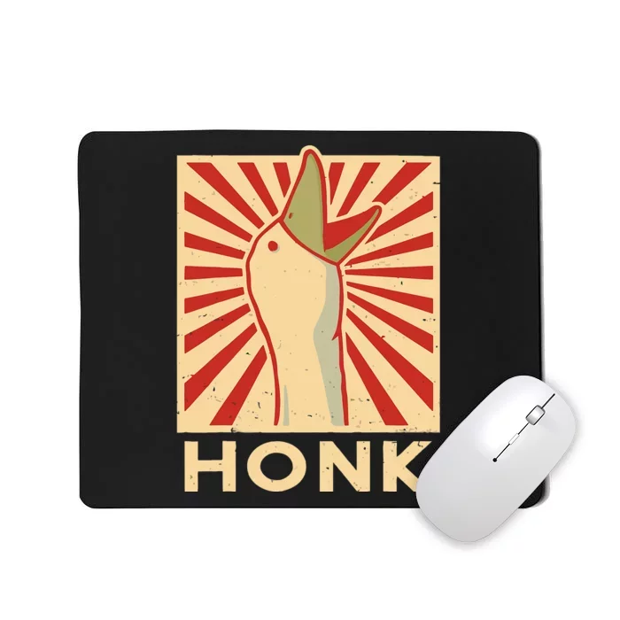 Honk goose  Funny Duck chicken meme Idea Mousepad