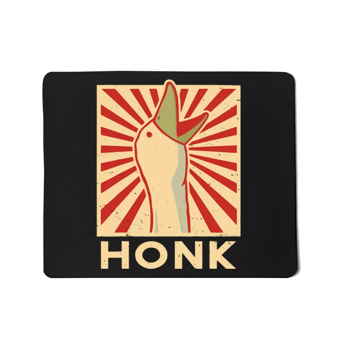 Honk goose  Funny Duck chicken meme Idea Mousepad