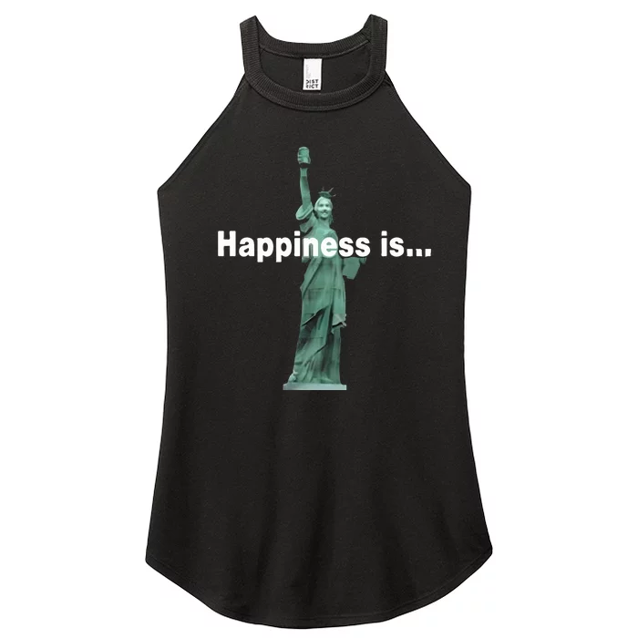 Happiness Gta Fans Women’s Perfect Tri Rocker Tank